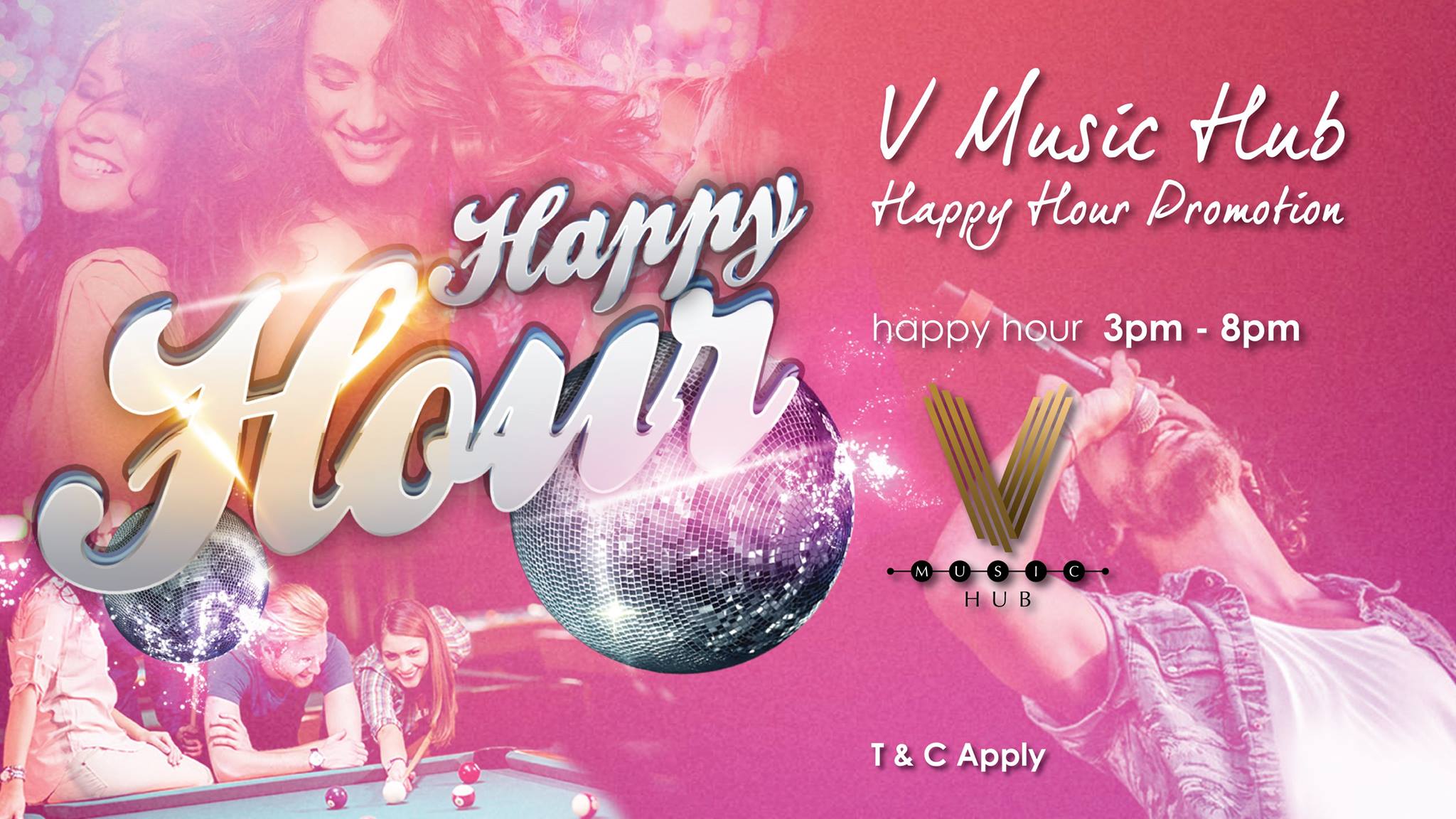 V Music Hub Happy Hour Promotion Vangohh Eminent